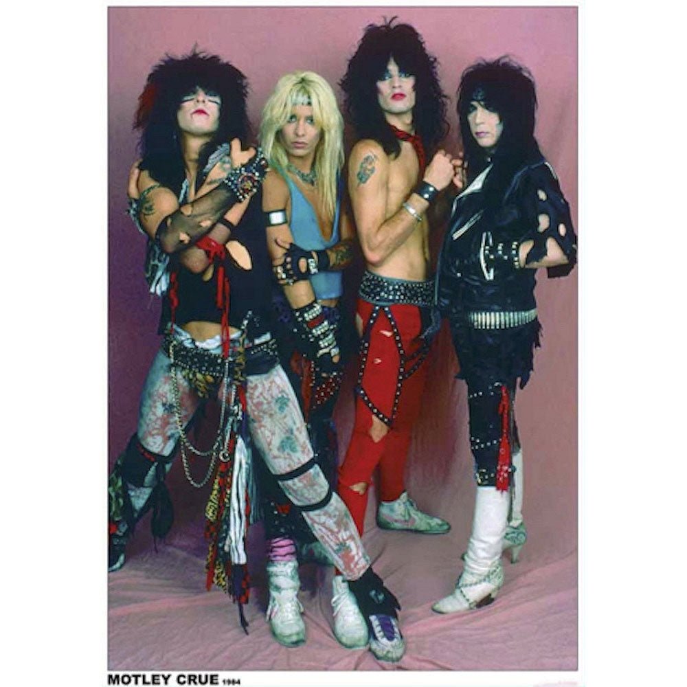 MOTLEY CRUE モトリークルー (来日 40周年 ) - Colorful / ポスター - PGS